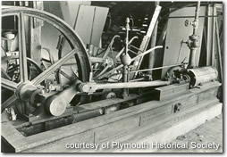 1852 Woodruff and Beach steam engine that powered the Shelton Tuttle Carriage Factory in the mid1800s.