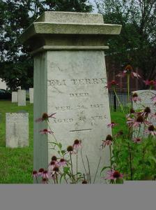 Eli Terry gravestone