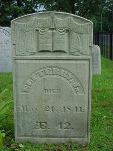 Eli Terry, Jr. gravestone