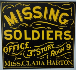The sign in front of the Missing Soldiers Office in Washington, D.C.